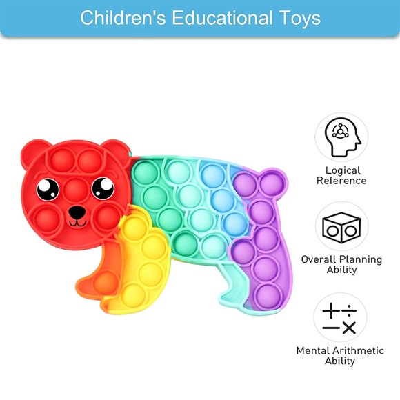 Animal Push Pop Fidget Toys - Picture 3 of 4